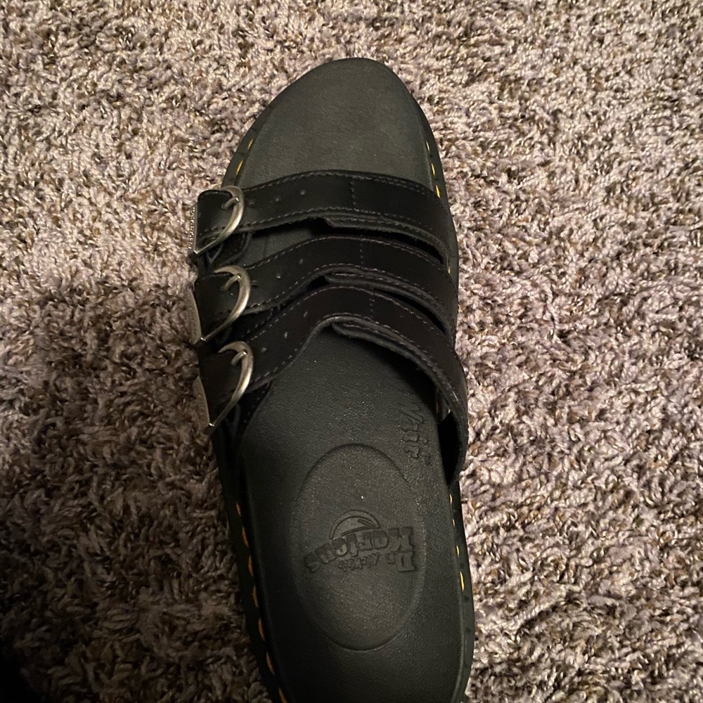 Black doc marten sandals